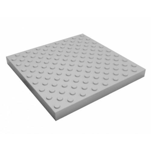 Тактильная плитка с конусообразными рифами 400x400x40 серая